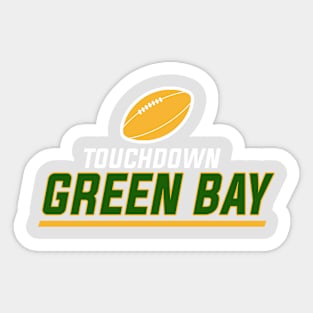 Green Bay Football Team Sticker